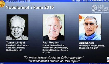 2015 Nobel Kimya Ödülü'nü Prof. Dr. Aziz Sancar aldı