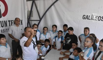 İskenderun'da "Teknouzay Bilim Şenliği" düzenlendi