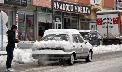 Sorgun’da kar yağışı etkili oldu