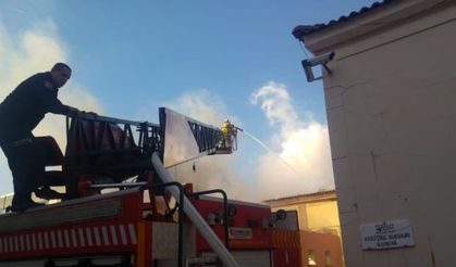 Ayvalık’ta restoranda korkutan yangın