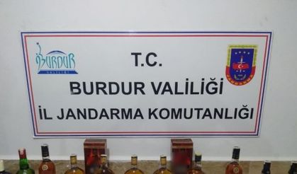 Burdur’da kaçak içki operasyonu