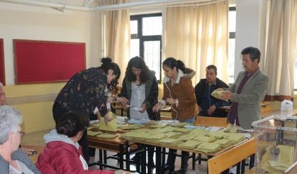 Marmaris’te oy sayma işlemi başladı