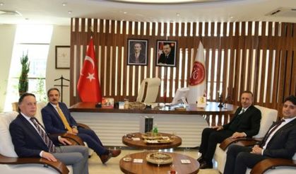 Nevşehir Belediye Başkanı Seçen’den Rektör Bağlı’ya veda ziyareti