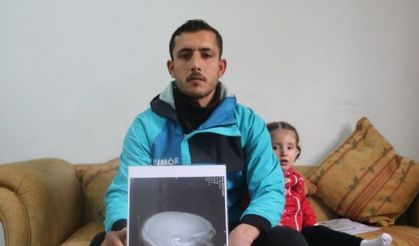 Suriye’deki iç savaşın mağduru kafasındaki mermiyle yaşam mücadelesi veriyor