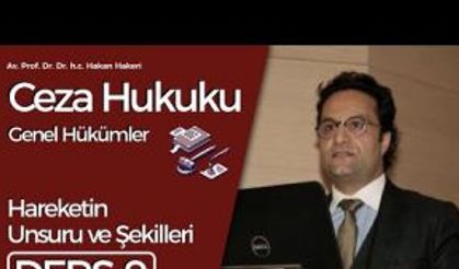 Ceza Hukuku Genel Hükümler-9: Hareketin Unsuru ve Şekilleri