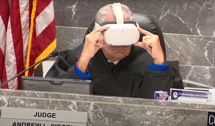 Hakim, olayı sanal gerçeklik gözlüğü takarak 'sanığın gözünden' izledi!