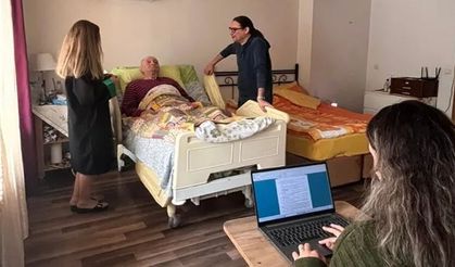 Hakim, 91 yaşındaki yatalak hastanın evine giderek beyanını aldı