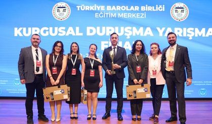 TBB Stajyer Avukatlar Kurgusal Duruşma Yarışması’nda birinci Tekirdağ Barosu oldu