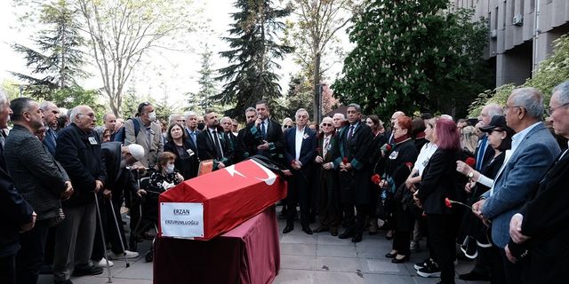 Ankara Barosu eski Başkanı Erzan Erzurumluoğlu son yolculuğuna uğurlandı