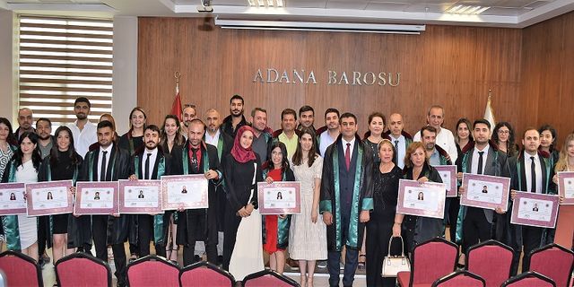 Adana Barosu’nda ruhsat heyecanı