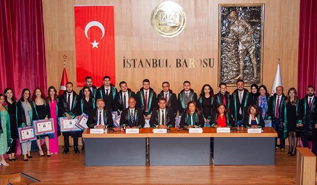 İstanbul Barosu'nda adli yılın ilk ruhsat töreni: 95 avukat ruhsatname aldı
