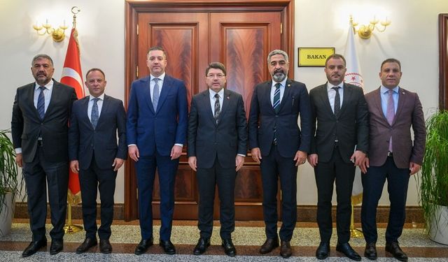 TBB Yönetiminden Adalet Bakanı Yılmaz Tunç'a teşekkür ziyareti