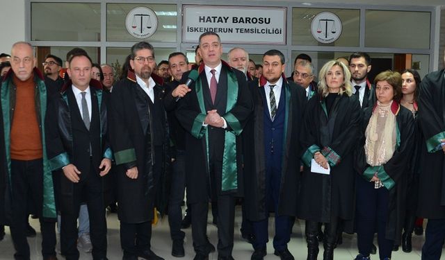 TBB Başkanı Sağkan, darp edilen avukata destek vermek üzere İskenderun'a gitti