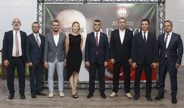 Mersin Barosu 2024-2025 adli yıl açılışı resepsiyonu düzenledi