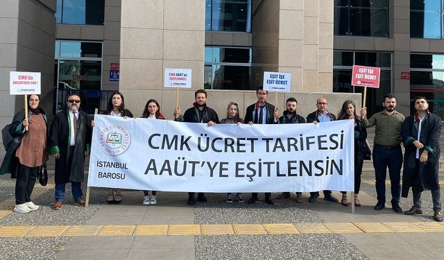 'CMK Nöbeti'ne 12 avukat katıldı!