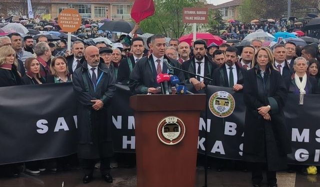TBB Başkanı Sağkan: Savunma susmaz! Savunma durmaz! Savunma boyun eğmez!