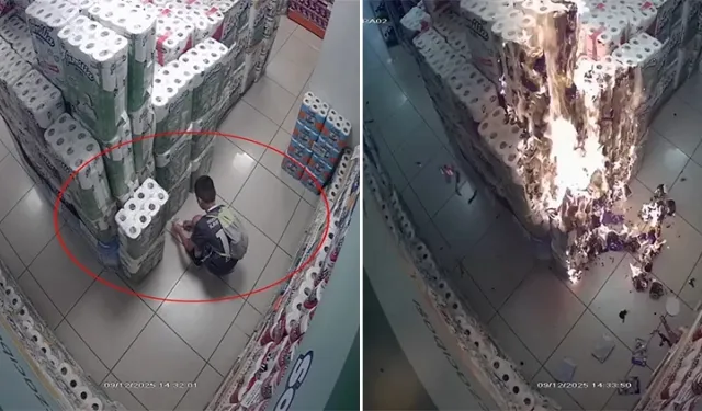 Marketteki kağıt havluları tutuşturmuştu... 10 yaşındaki çocuk devlet korumasına alındı