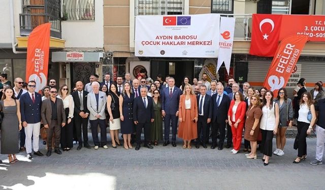 AYDIN ÇOCUK HAKLARI MERKEZİ TÖRENLE HİZMETE GİRDİ
