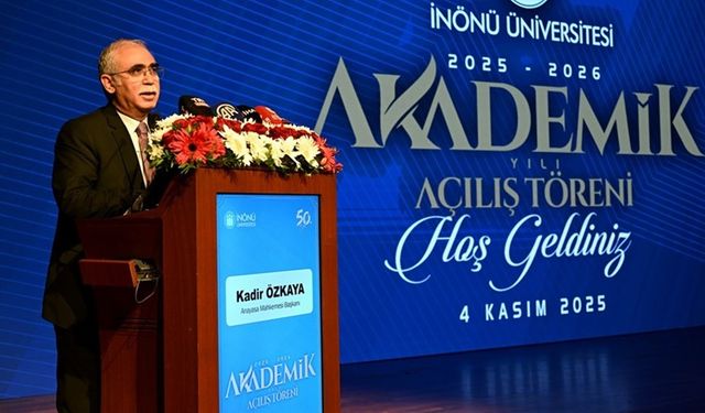 AYM Başkanı Özkaya, İnönü Üniversitesi 2025-2026 Akademik Yılı Açılış Törenine Katıldı