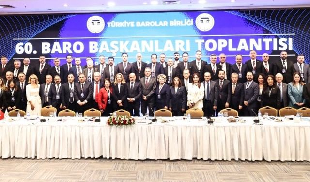 60. BARO BAŞKANLARI TOPLANTISI GERÇEKLEŞTİRİLDİ