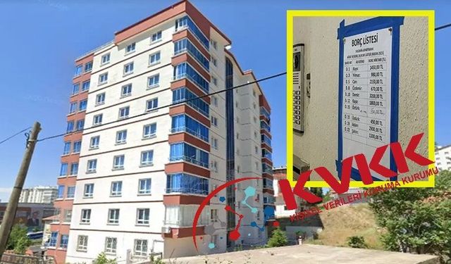 Toplu Yapılarda Apartman/Site Sakinlerine Ait Borç Bilgilerinin Ortak Yerlere Asılması Hakkında İlke Kararı