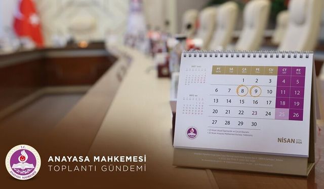 AYM'nin bu haftaki gündemi belli oldu