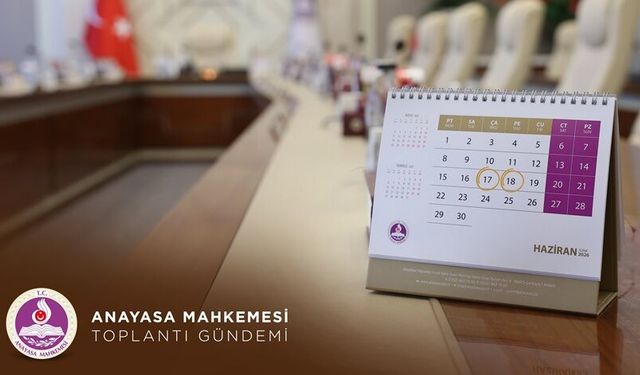 Anayasa Mahkemesi'nin bu haftaki Bölümler gündemi