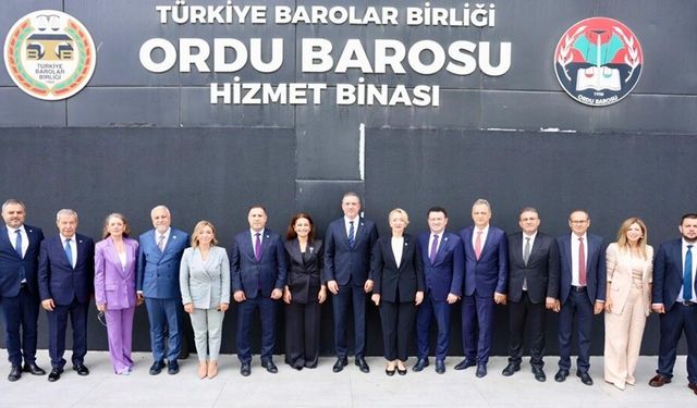 TBB HEYETİ ORDU’DA AVUKATLARLA BULUŞTU