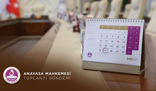 AYM'nin bu haftaki Genel Kurul gündemi belli oldu