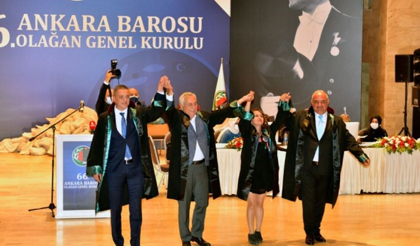 Demokratik Sol Grubu Başkan Adayı Av. R. Erinç Sağkan 6 bin 969, Mesleğe Vefa Grubu Başkan Adayı Av. Sezgin Özkan 2 bin 178, Avukat Hakları Grubu Başkan Adayı Av. Nazlı Didem Moğulkoç 1572, Özgürlükçü Çağdaş Avukatlar Grubu Başkan Adayı Av. İlke Işık 1284, Doğrudan Demokrasi Hareketi Başkan Adayı  Av. Nihad Karslı 164 oy aldı.