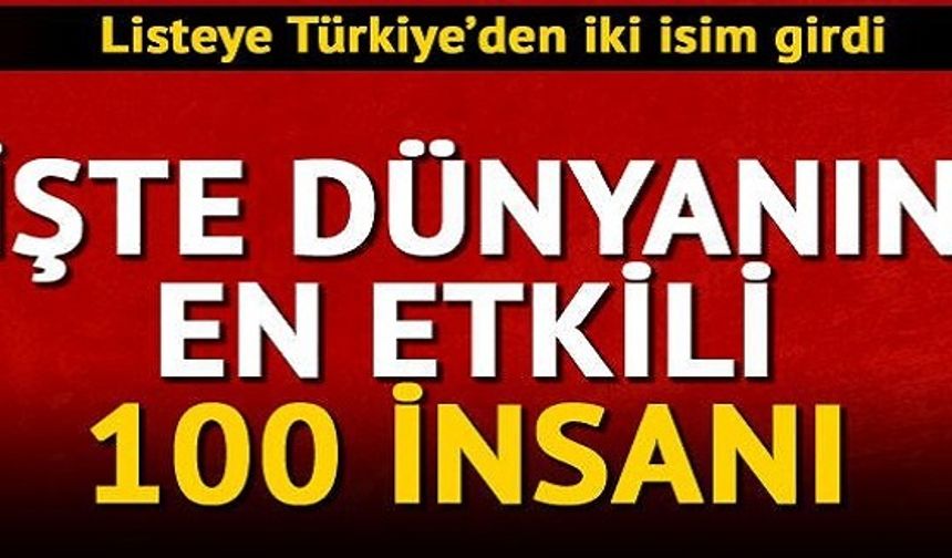 Dünyanın en etkili 100 insanı