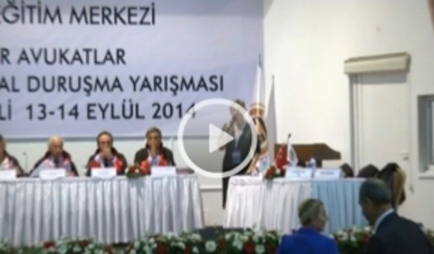 Stajyer Avukatlar Türkiye Kurgusal Duruşma Yarışması Final Videosu