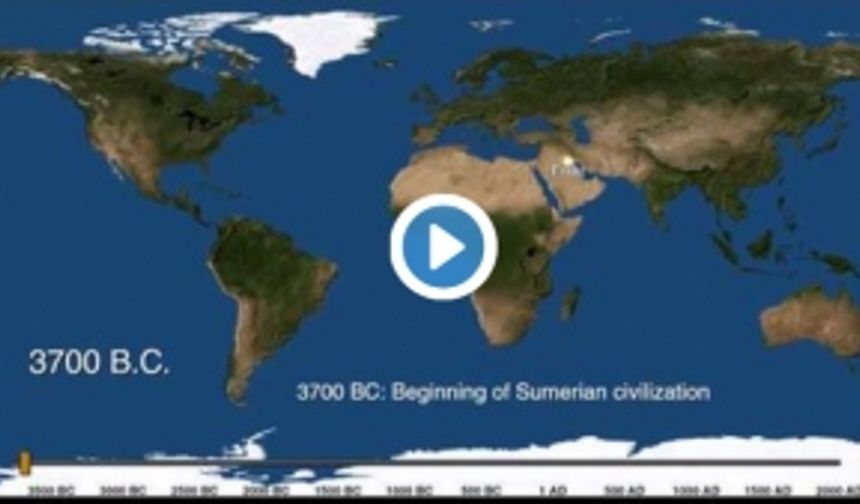 3 dakikada 6000 yıllık kentleşme süreci