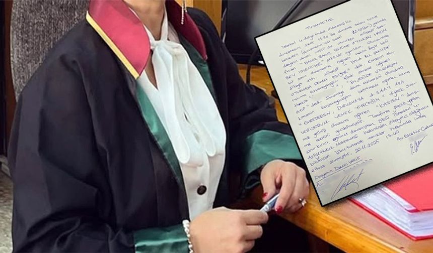 Hakimden avukata 'bacak bacak üstüne atmayın' uyarısı