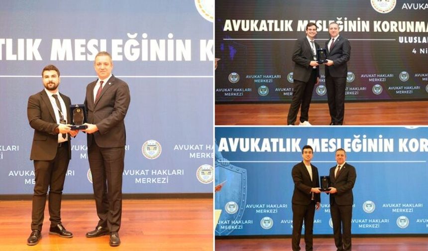 Stajyer Avukatlar Arası Karar İnceleme Yarışması’nda en yüksek puanı alan yarışmacılara ödülleri verildi