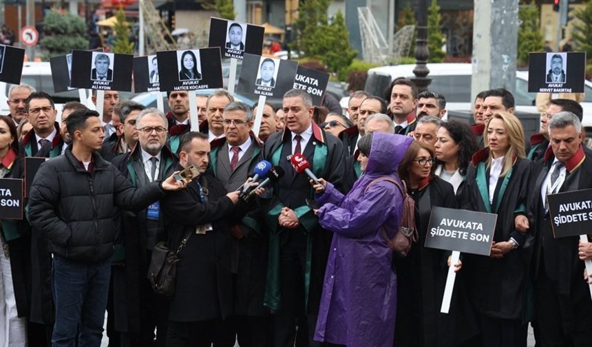TBB ve barolar, avukata yönelik şiddete karşı TBMM’ye yürüdü: “ARTIK YETER!”