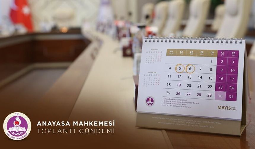 AYM'nin bu haftaki bölümler gündemi belli oldu