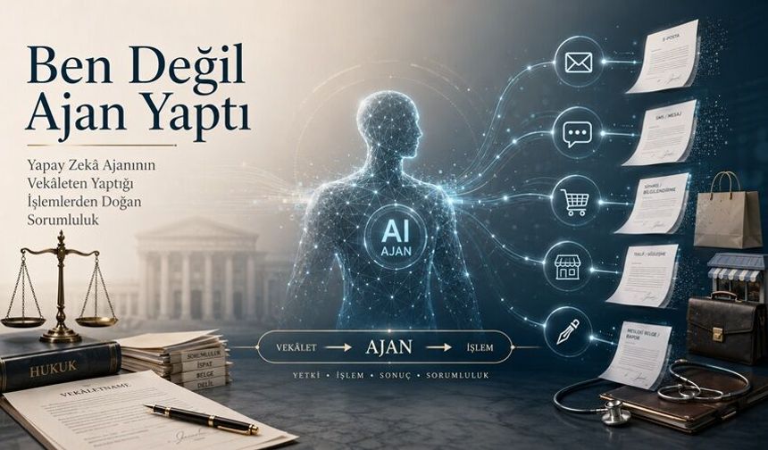 Ben Değil Ajan Yaptı: Yapay Zekâ Ajanının Vekâleten Yaptığı İşlemlerden Doğan Sorumluluk