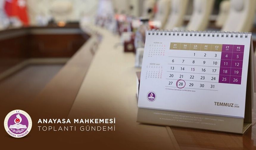 AYM'nin bu haftaki Genel Kurul gündemi belli oldu