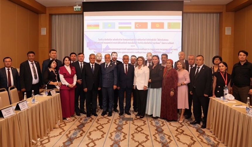 TBB Genel Sekreteri Ekmekçi, Özbekistan’da Türk Dünyası Hukukçularıyla Buluştu