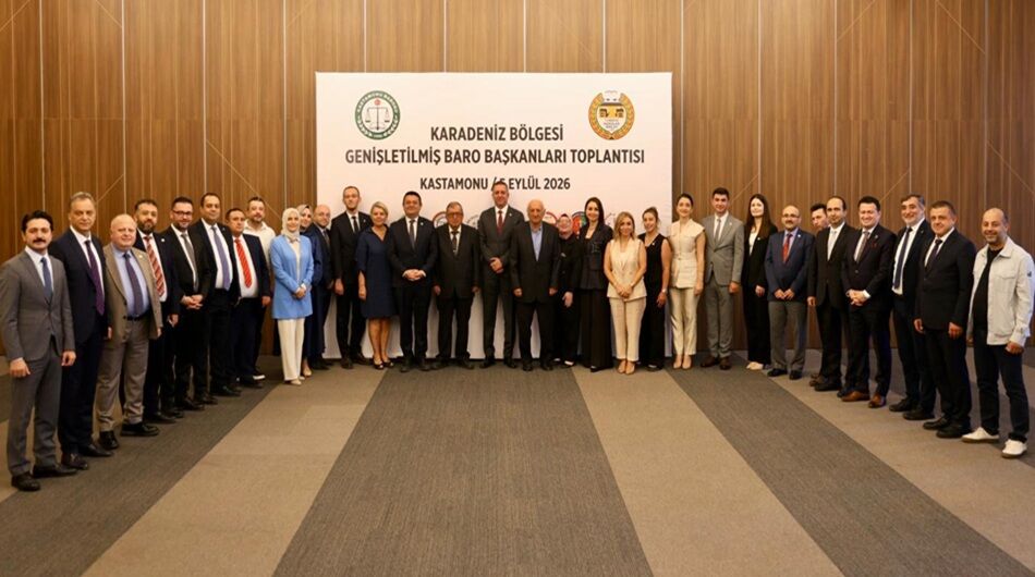 Karadeniz Bölgesi Genişletilmiş Baro Başkanları Toplantısı Kastamonu'da gerçekleştirildi